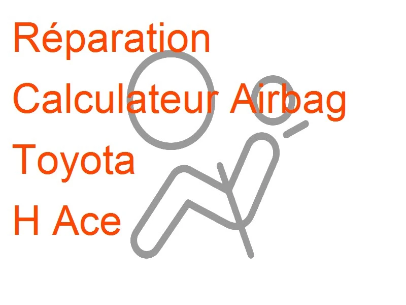Calculateur Airbag Toyota H Ace