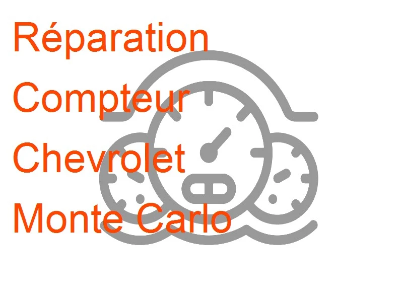 Compteur Chevrolet Monte Carlo