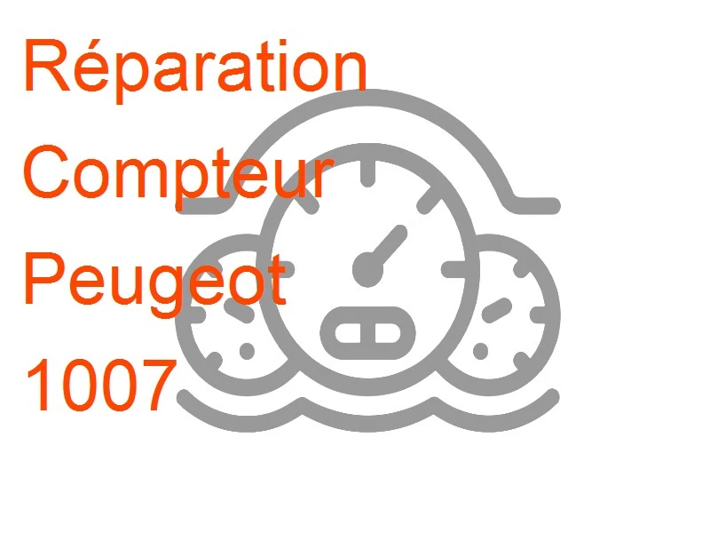 Compteur Peugeot 1007