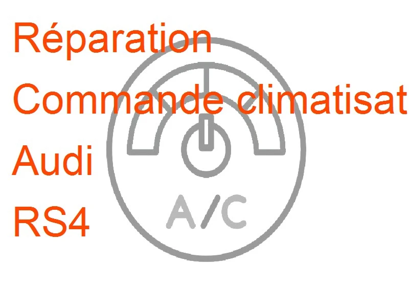 Commande climatisation Audi RS4