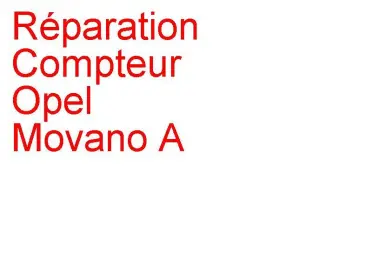 Compteur Opel Movano A