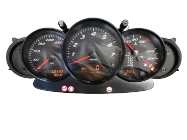 Compteur Porsche Boxster VDO Connecteurs noir, blanc et bleu