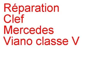 Clé Mercedes Viano classe V