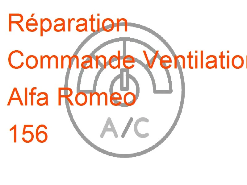 Commande Ventilation Alfa Romeo 156