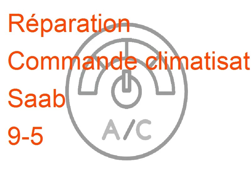 Commande climatisation Saab 9-5