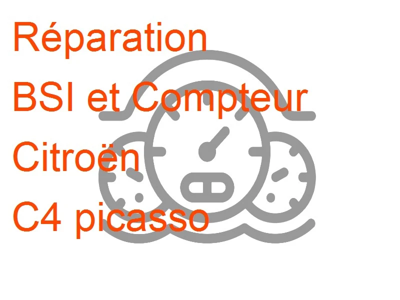 BSI et Compteur Citroën C4 picasso