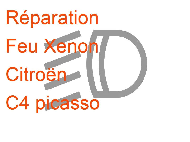 Feu Xenon Citroën C4 picasso