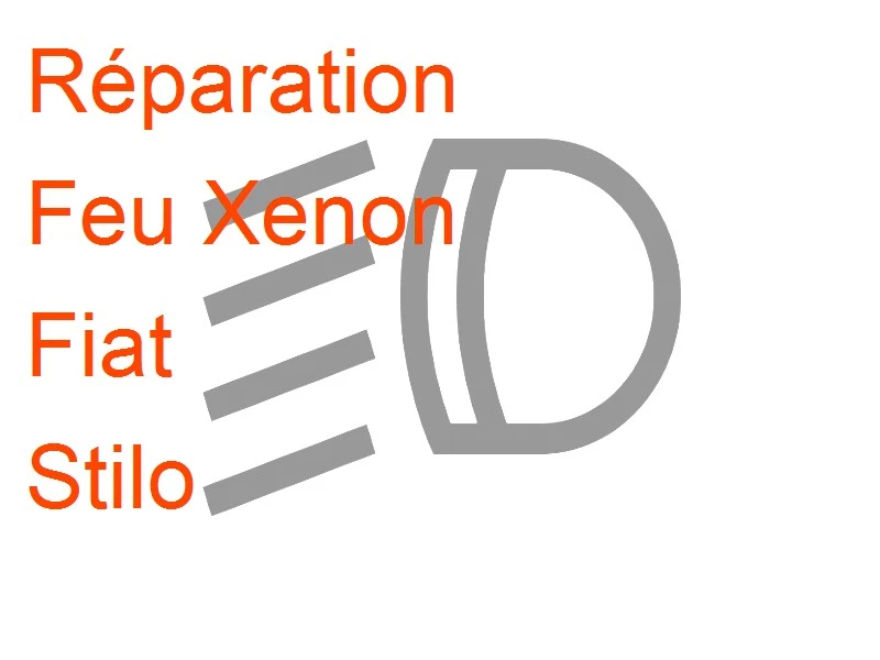 Feu Xenon Fiat Stilo
