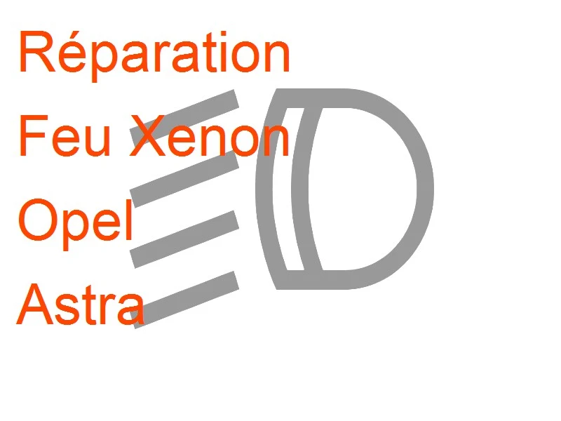 Feu Xenon Opel Astra