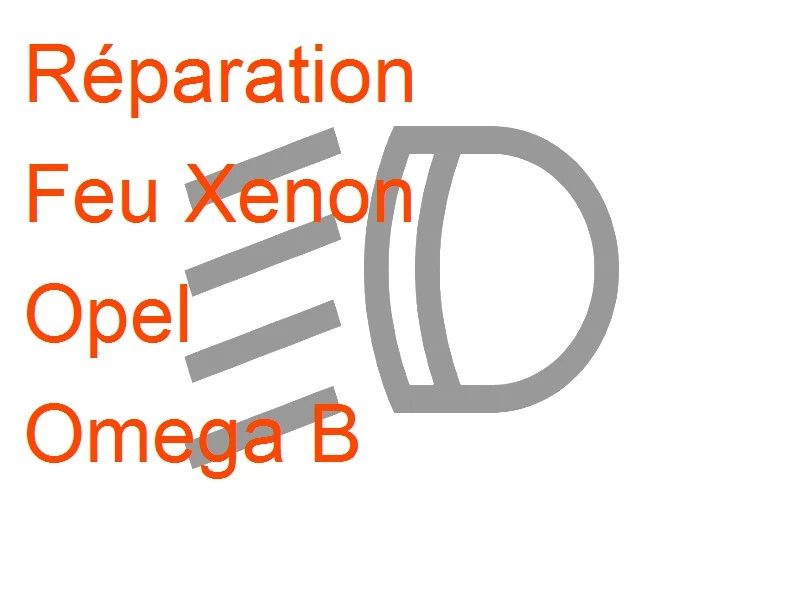 Feu Xenon Opel Omega B