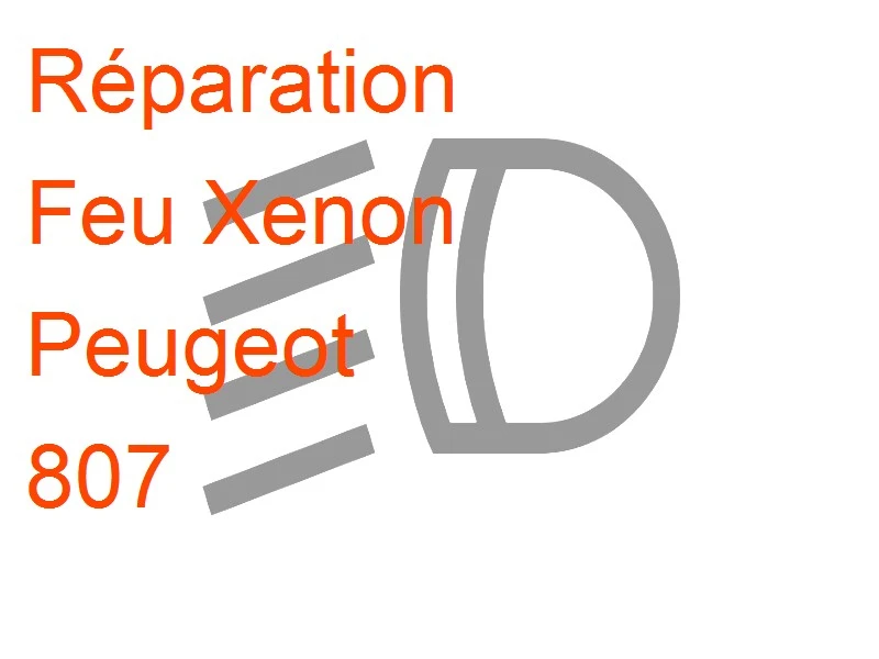 Feu Xenon Peugeot 807