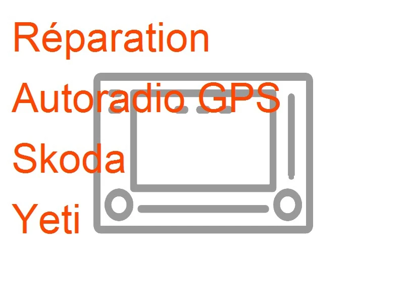 Autoradio GPS Skoda Yeti Delphi 1Z0 035 156G