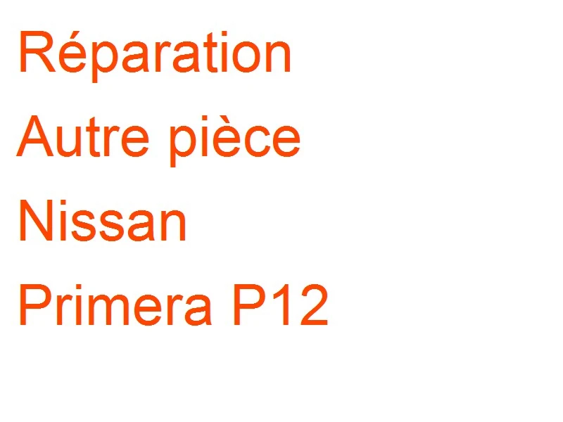 Autre pièce Nissan Primera P12