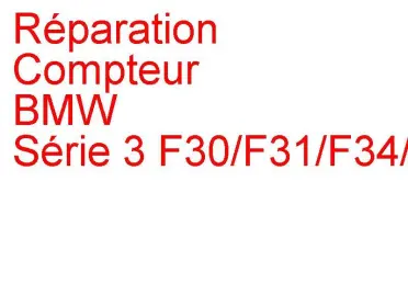 Compteur BMW Série 3 F30/F31/F34/F80