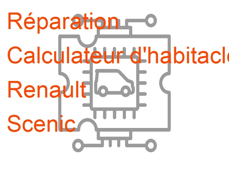Calculateur d'habitacle UCH Renault Scenic