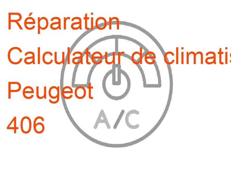 Calculateur de climatisation Peugeot 406