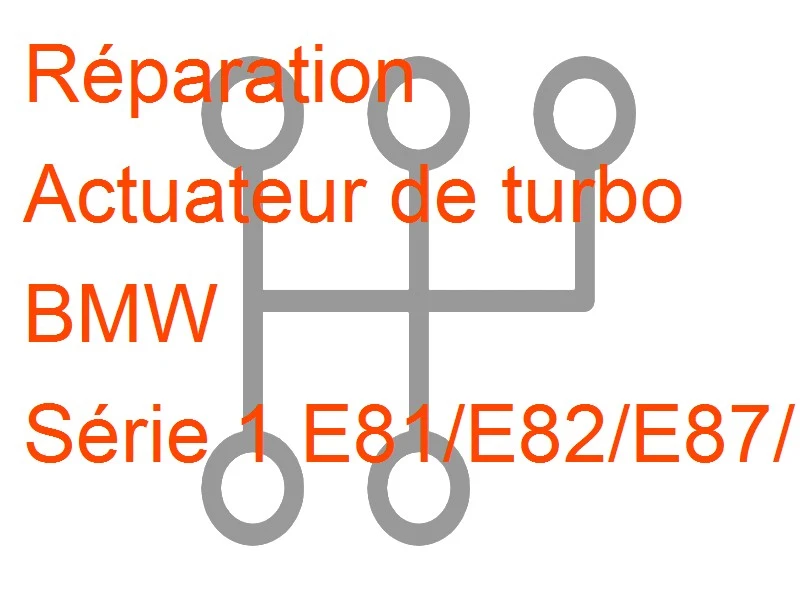 Actuateur de turbo BMW Série 1 E81/E82/E87/E88