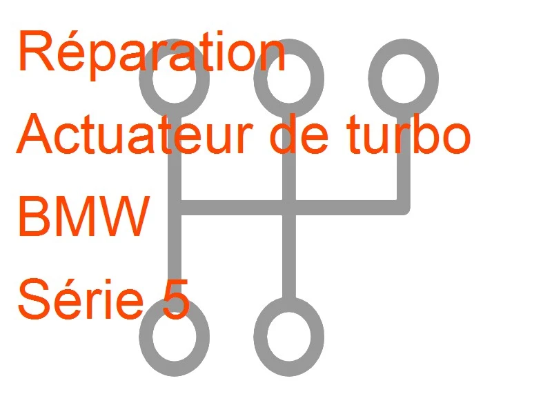 Actuateur de turbo BMW Série 5