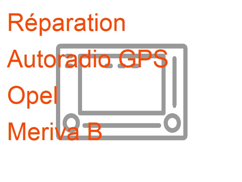 Autoradio GPS Opel Meriva B Siemens NCDC