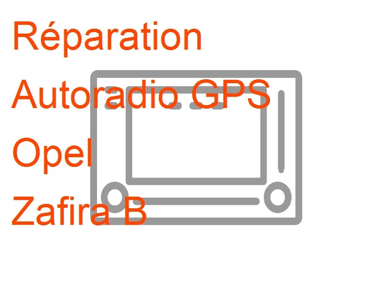 Autoradio GPS Opel Zafira B Siemens NCDC
