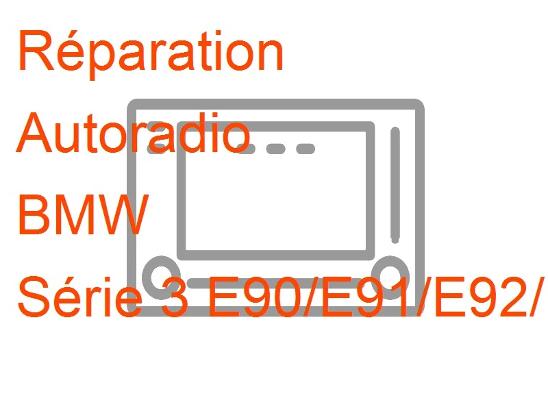 Autoradio BMW Série 3 E90/E91/E92/E93