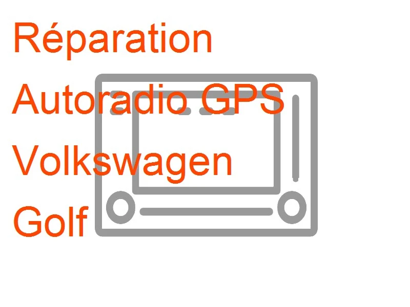Autoradio GPS Volkswagen Golf