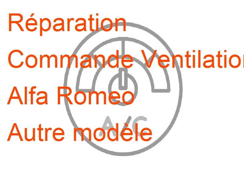Commande Ventilation Alfa Romeo Autre modèle