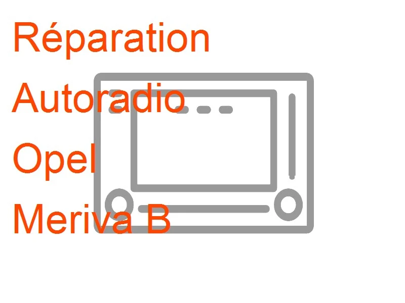 Autoradio Opel Meriva B
