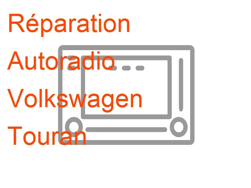 Autoradio Volkswagen Touran Blaupunkt RCD500 MP3