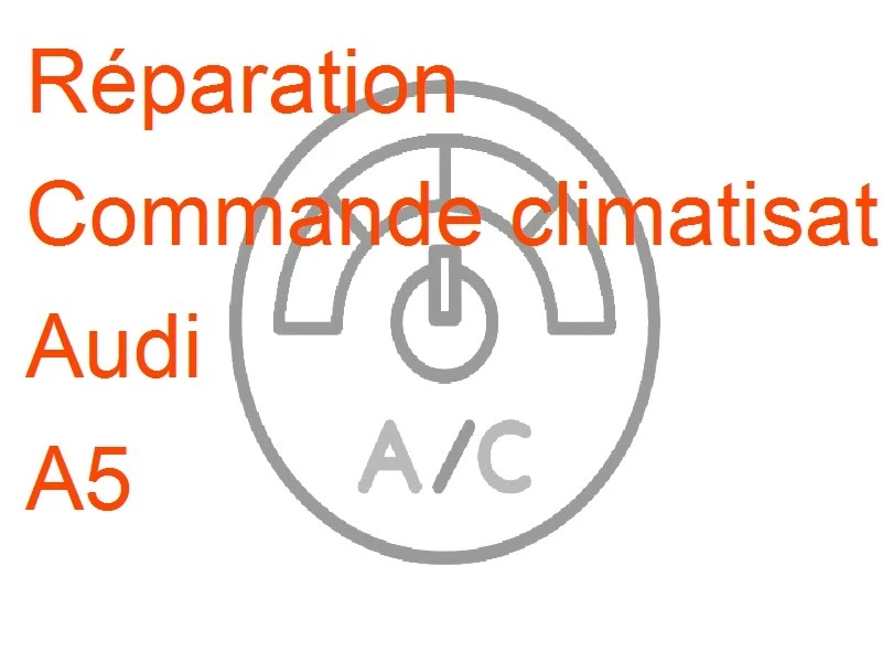 Commande climatisation Audi A5