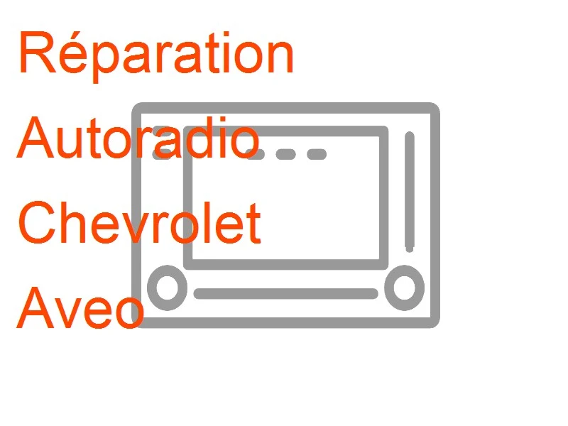 Autoradio Chevrolet Aveo