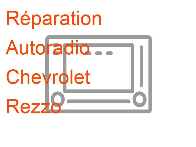 Autoradio Chevrolet Rezzo