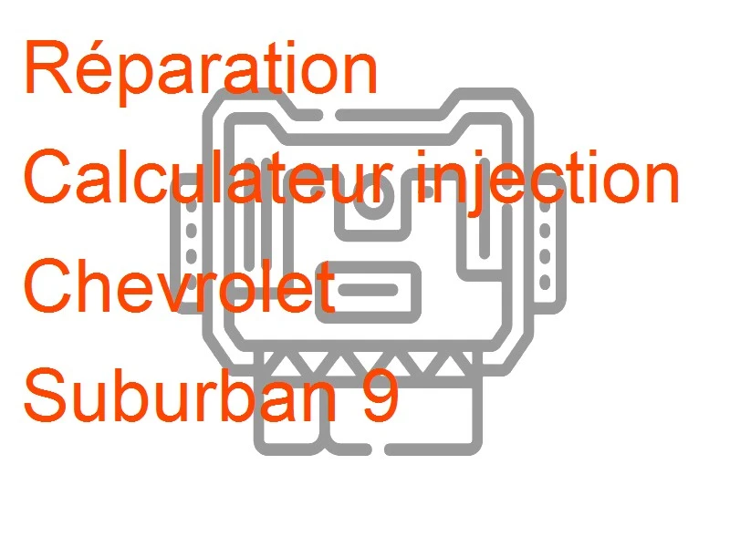 Calculateur injection Chevrolet Suburban 9