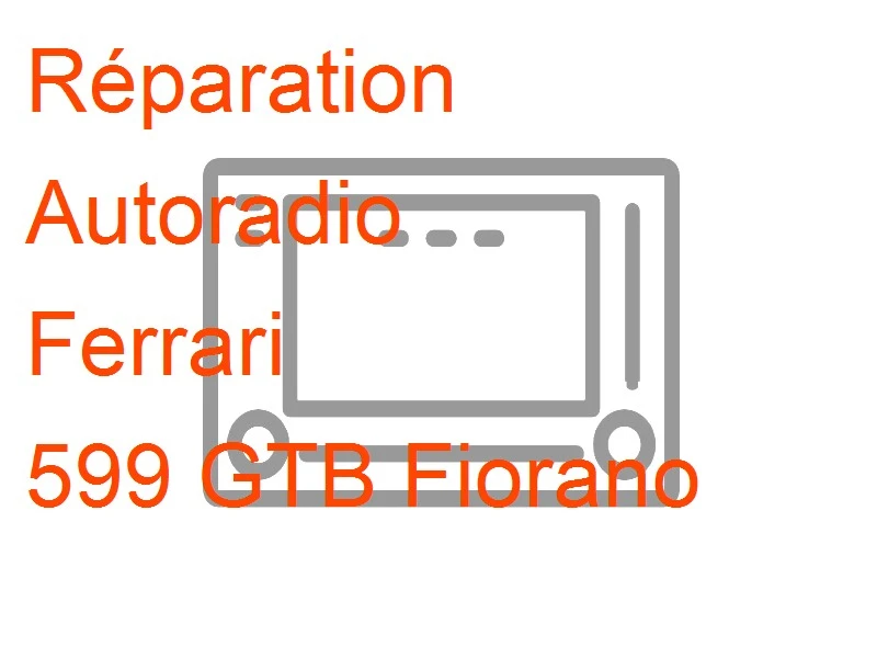 Autoradio Ferrari 599 GTB Fiorano
