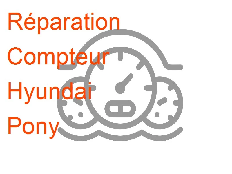 Compteur Hyundai Pony