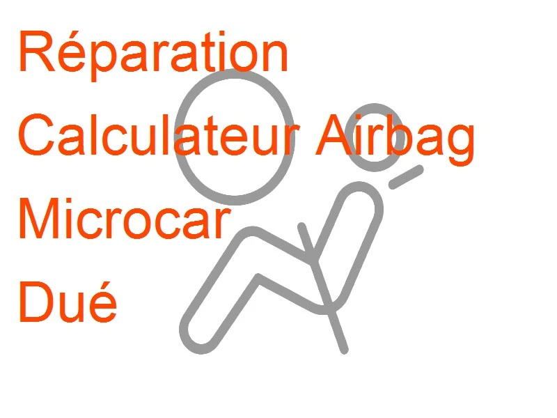 Calculateur Airbag Microcar Dué