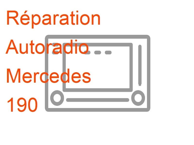Autoradio Mercedes 190