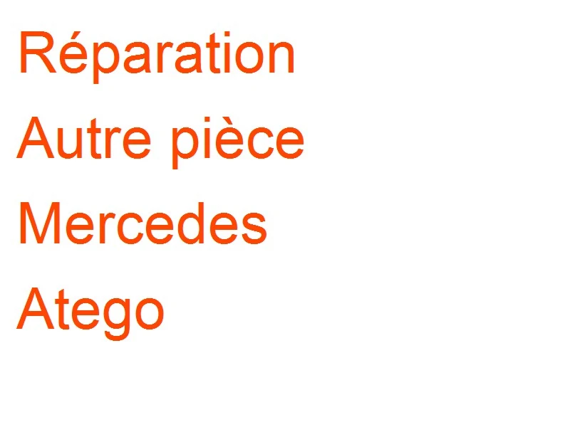 Autre pièce Mercedes Atego