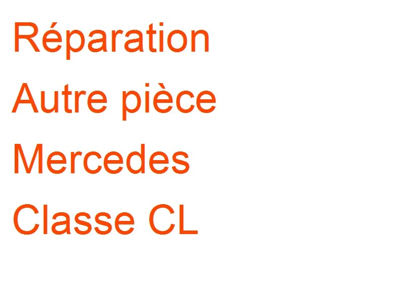 Autre pièce Mercedes Classe CL