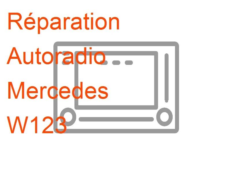 Autoradio Mercedes W123