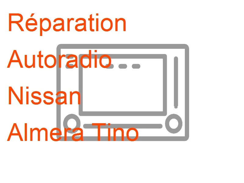 Autoradio Nissan Almera Tino