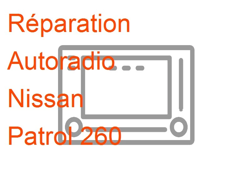 Autoradio Nissan Patrol 260