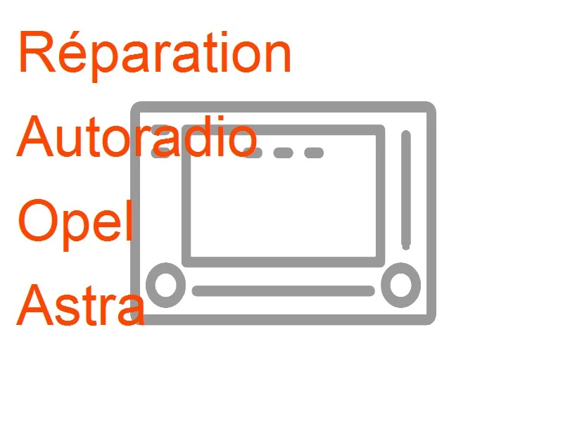 Autoradio Opel Astra
