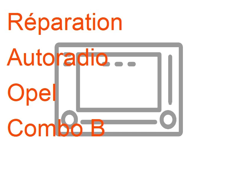 Autoradio Opel Combo B