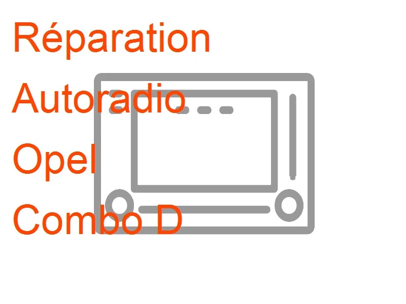 Autoradio Opel Combo D