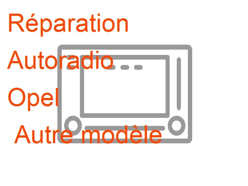Autoradio Opel Autre modèle