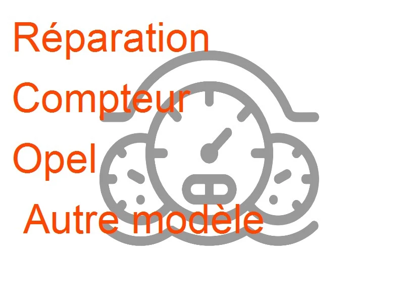 Compteur Opel Autre modèle