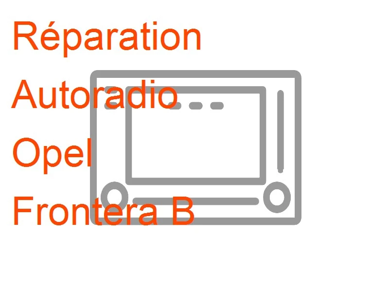 Autoradio Opel Frontera B