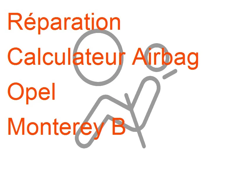 Calculateur Airbag Opel Monterey B