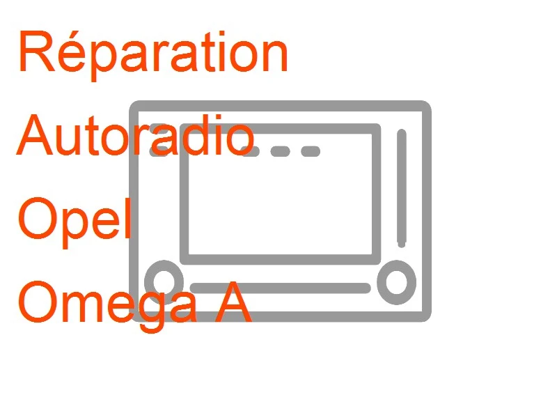 Autoradio Opel Omega A
